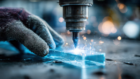 Advanced laser processing of glass in modern manufacturing.の素材