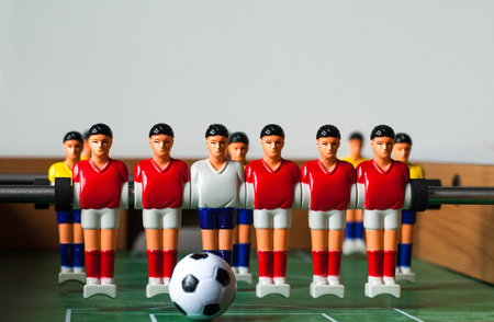 table football game kickerの写真素材