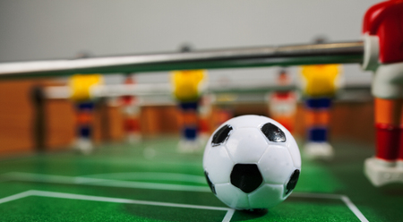 football players foosballの写真素材