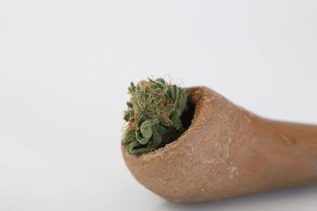 marijuana cannabismarijuana and cannabis. legal drug smoking pipeの写真素材