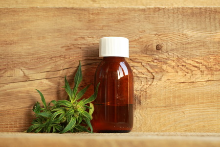 cannabis oil and hempの写真素材