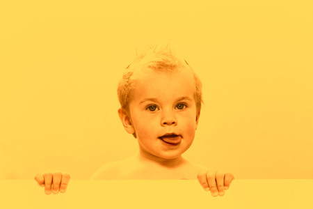 portret funny baby boyの写真素材