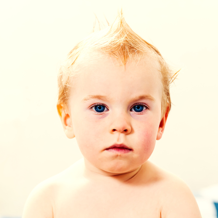 portret funny baby boyの写真素材