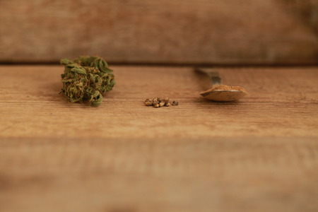 Cannabis cbd hemp seeds flour