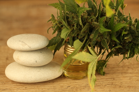 cannabis oil cbdの写真素材