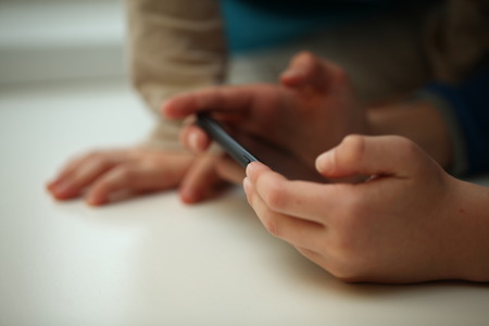 game addiction in childrenの写真素材