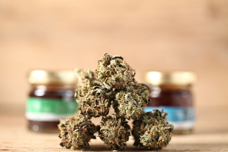 marijuana medical recreation cannabis oil cbdの写真素材