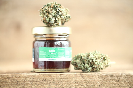 marijuana medical recreation cannabis oil cbdの写真素材