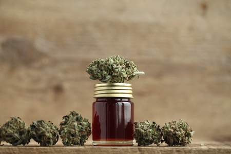 marijuana medical recreation cannabis oil cbdの写真素材