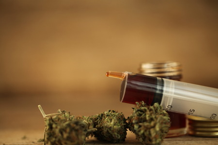 marijuana medical recreation cannabis oil cbdの写真素材