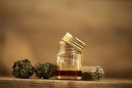 marijuana medical recreation cannabis oil cbdの写真素材
