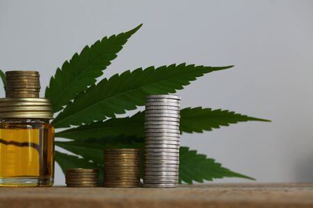 Medical marijuana cannabis cbd oilの写真素材