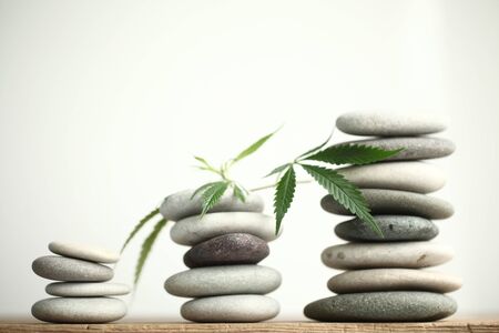 Medical marijuana cannabis cbd oilの写真素材