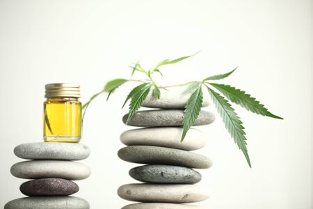 Medical marijuana cannabis cbd oilの写真素材