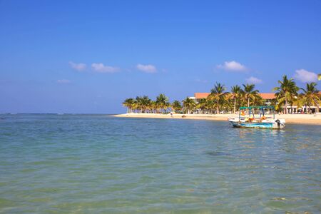 Sri Lanka, Colombo,March 2014. beach resort tropicalのeditorial素材