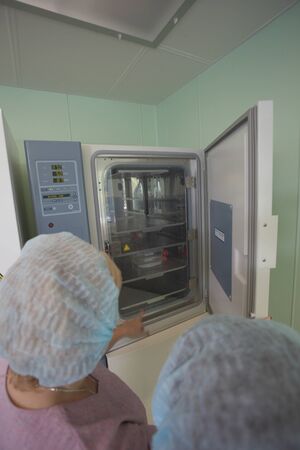 .operating room hospital equipment resuscitation doctors . Belarus,Minsk,2016のeditorial素材