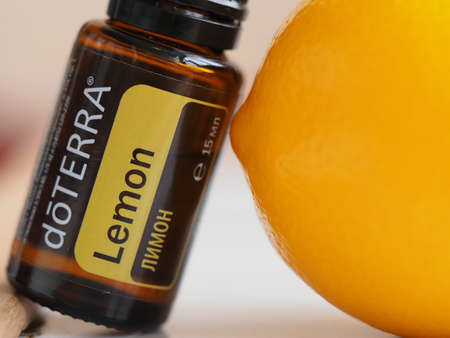 essential natural oil doterra, belarus, minsk, 2021のeditorial素材
