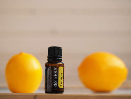 essential natural oil doterra, belarus, minsk, 2021のeditorial素材