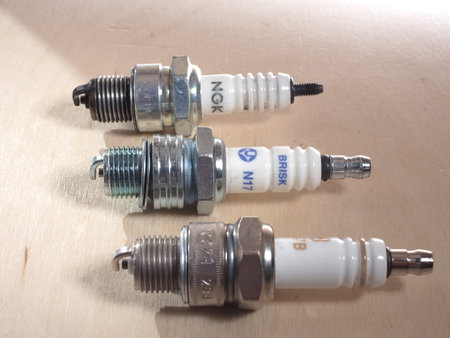 Belarus,Minsk,2022.spark plug for two-stroke internal combustion engine