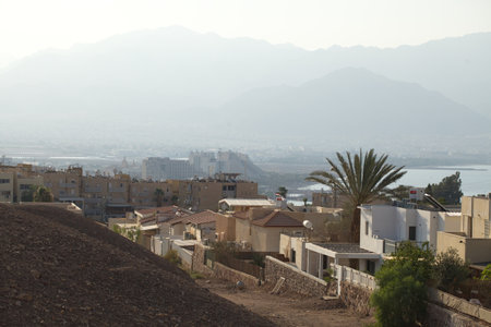 A view of the city of Trapani, Sicily, Italy.の写真素材