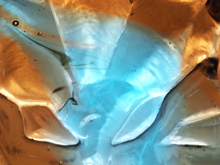 abstract image macro photography of stained colored glass