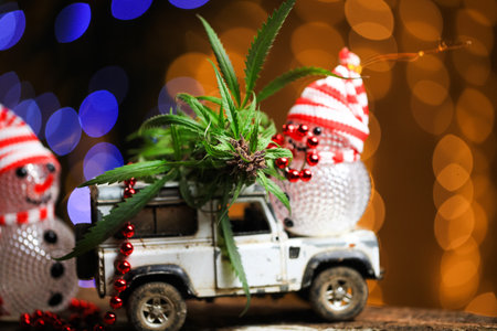 delivery marijuana hemp buds medical cannabis for recreational purposesの写真素材