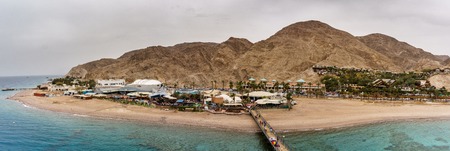 EILAT, ISRAEL - March 28, 2018: The Underwater Observatory Marine Park at a coast near Eilat, Israelのeditorial素材