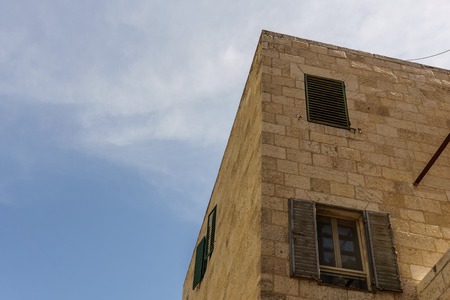 JERUSALEM, ISRAEL - April 2, 2018 Architecture of the old cityのeditorial素材