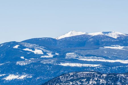 Panoramic of the rocky mountains in british columbia Canada