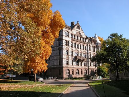 Big building in Princeton campusの写真素材