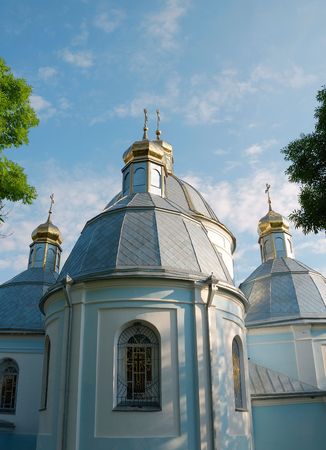 Church in town Novovolynsk, Volyn region, Ukraine. 