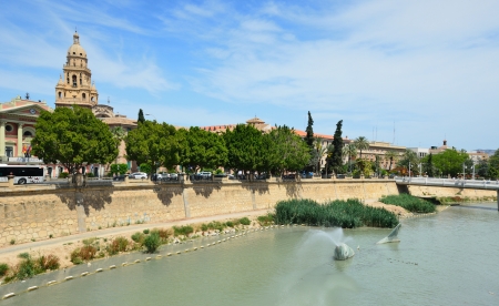 Murcia is a major city in south-eastern Spain  It is located on the Segura River のeditorial素材