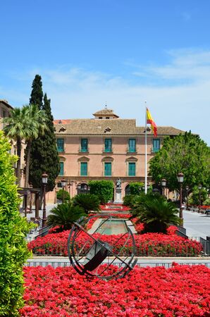 Murcia is a major city in south-eastern Spain  The city hall is located in the flowering square of the ancient center Glorieta のeditorial素材
