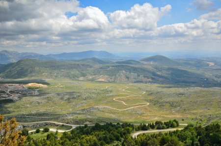 The Sierra Subbetica Natural Park in Andalusiaの写真素材