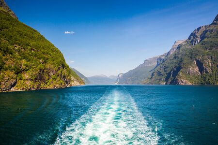 Beautiful fjords of Norwayの写真素材
