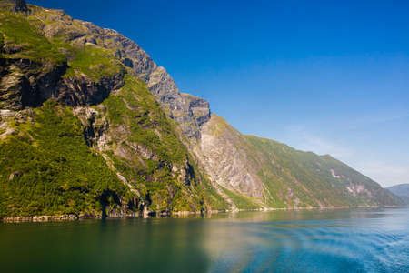 Beautiful fjords of Norwayの写真素材