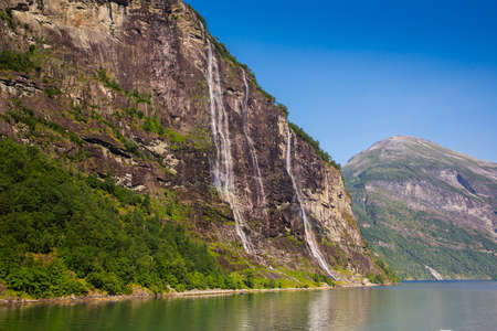 Beautiful fjords of Norwayの写真素材