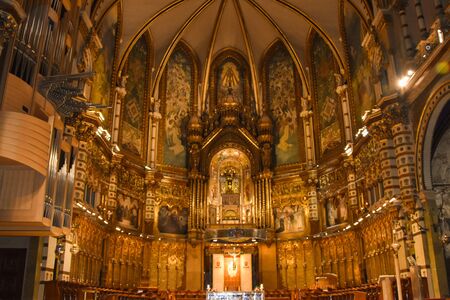 Montserrat Monastery in Catalonia, Spain