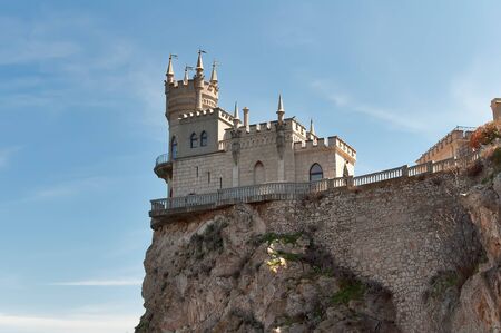 Castle Swallow's Nest on the south coast of the Crimean Peninsula, Ukraineのeditorial素材