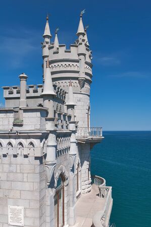 Castle Swallow's Nest on the south coast of the Crimean Peninsula, Ukraineのeditorial素材