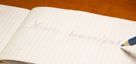 Notepad is a product of production,it people write their thoughts,wishes,planの写真素材