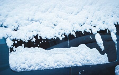 with the arrival of winter, the snow begins to fall and everything is covered with a white cover and...