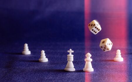 Chess is great board game, it is very ancient, was invented in India, this game can be associated with the business, the main figure is the king, a manager he is the chief and all around to protect him in chess also has a career ladder and grades, the impの写真素材