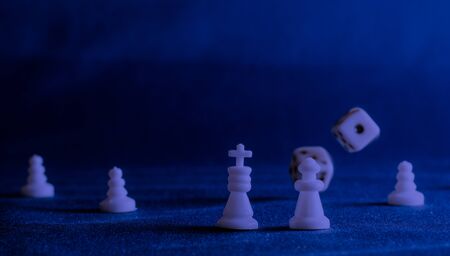 Chess is great board game, it is very ancient, was invented in India, this game can be associated with the business, the main figure is the king, a manager he is the chief and all around to protect him in chess also has a career ladder and grades, the impの写真素材