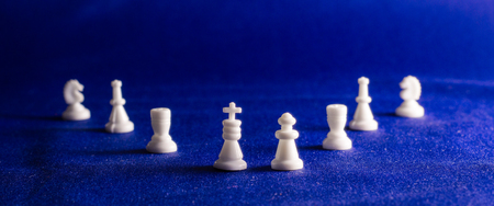 Chess is great board game, it is very ancient, was invented in India, this game can be associated with the business, the main figure is the king, a manager he is the chief and all around to protect him in chess also has a career ladder and grades, the impの写真素材