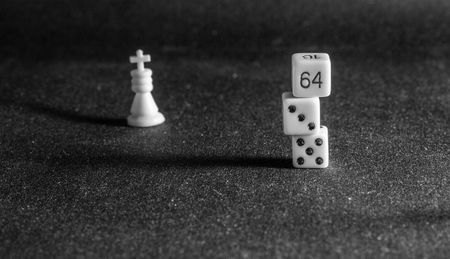 Chess is board game, it is very ancient, was invented in India, this game can be associated with the business, the main figure is the king, a manager he is the chief and all around to protect himの写真素材