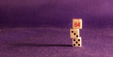 this small dice for board gamesの写真素材