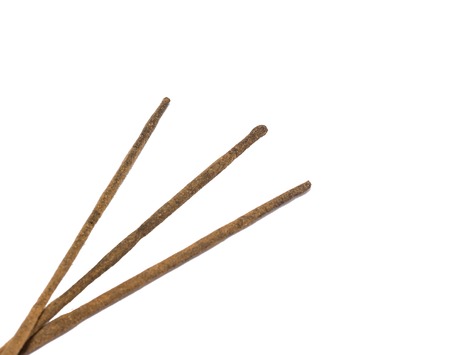 Sticks for relaxation on a white background inexpensive and effective can also relieve stress and fatigueの写真素材
