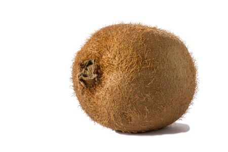 bright tropical fruit kiwi on white background healthy foodの写真素材