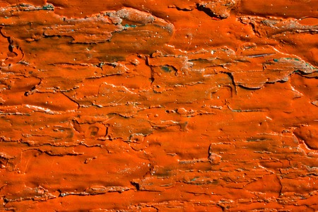 bright orange wood texture with no smooth surface covered with paint grunge background for design